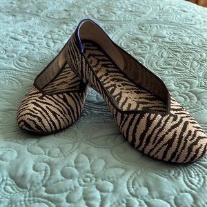 Rothy’s zebra flats